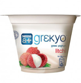 Nestle a+ Grekyo Greek Yoghurt, Litchi   Cup  100 grams